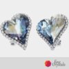 Луксозни обеци Swarovski сърце