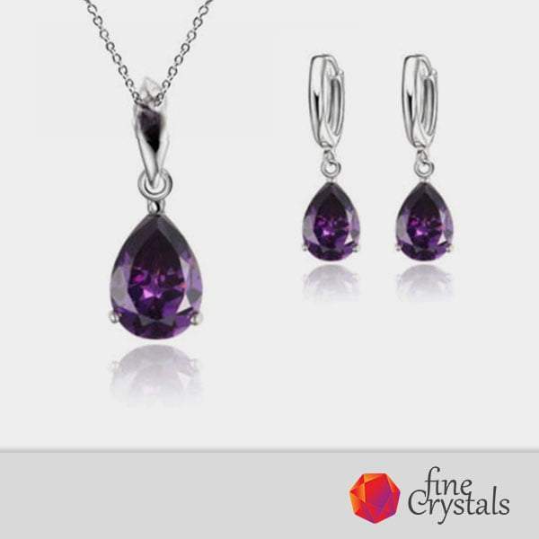 violet-set-min Комплект бижута Violet - Дамски комплект бижута за подарък
