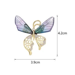 Декоративна брошка Пеперуда BZ99