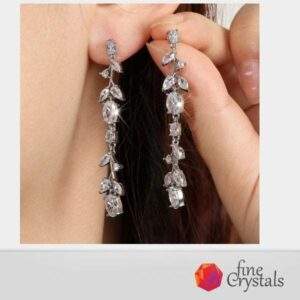 Обеци с кубически цирконии Crystalize