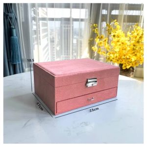 Кутия за бижута - Розов цвят PD119R