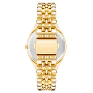 Gold Women Nine West часовник модел NW/2660GNGB