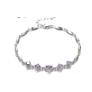 Прекрасна гривна с кристали Violet